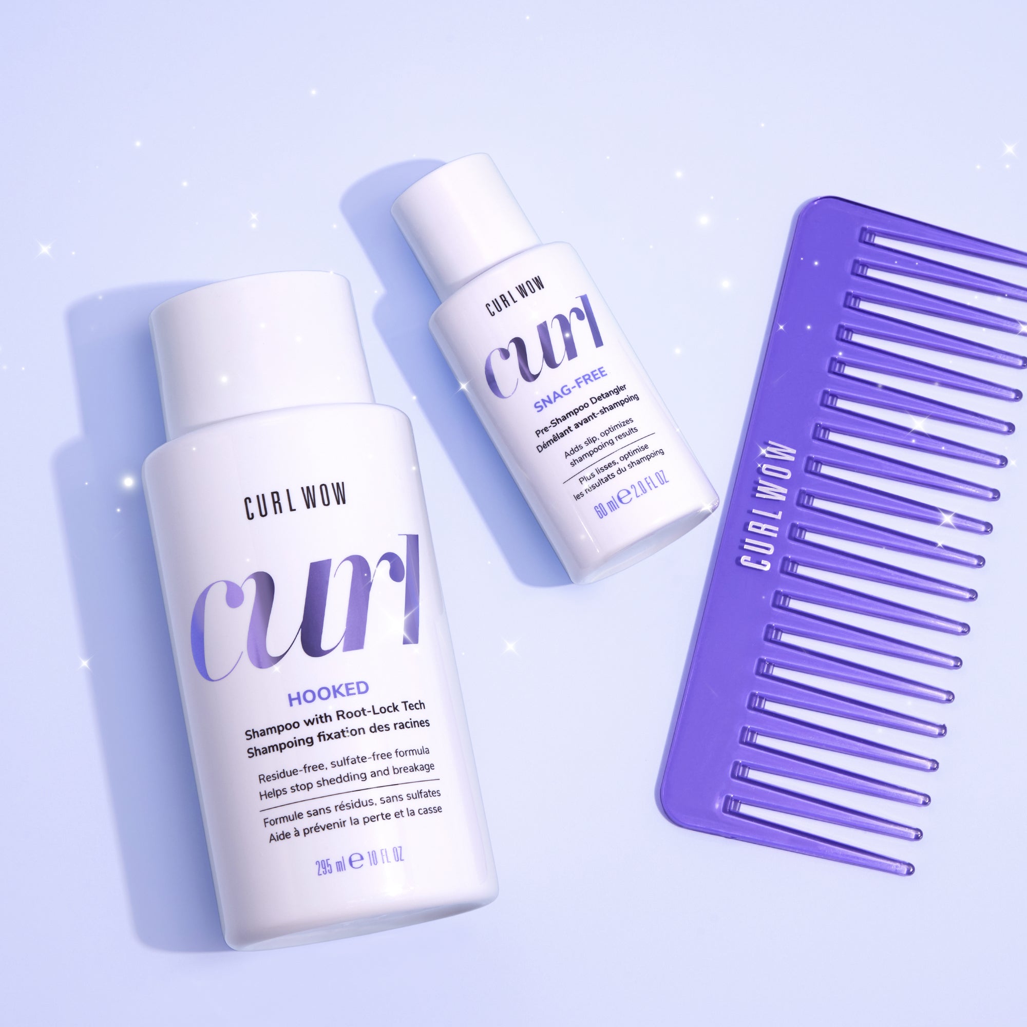 KNOT ANYMORE!  Detangling Set ~ with FREE Glide-Thru Comb